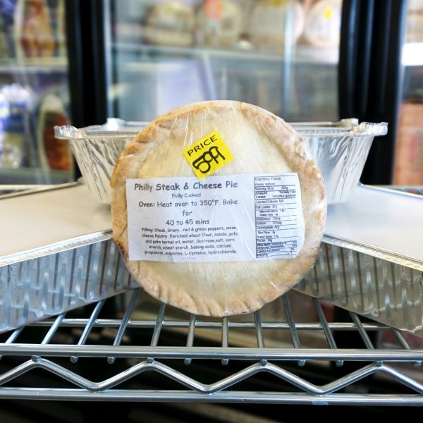 Philly Steak and Cheese Pie - Fully Cooked - Meat Pie
