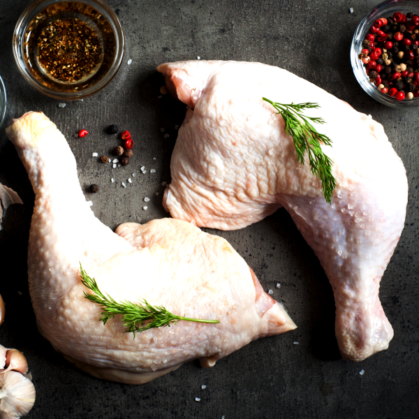 Quarter Chicken Legs - Raw - Richard's Fine Meats - 260 Lakeshore Road - St Catharines - ON - 289-362-1792